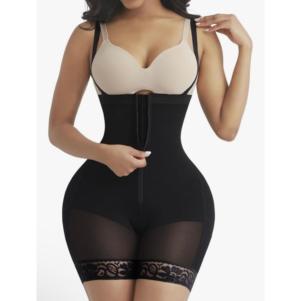 SHAPELLX Fajas Colombianas Shapewear for Women Tummy Control Plus Size black 4XL
